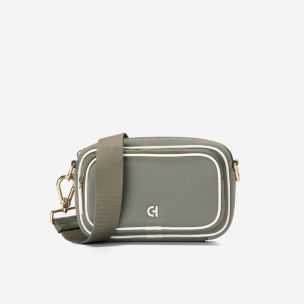 Cole Haan - Neoprene Crossbody Transit Bag in Tea Leaf Green